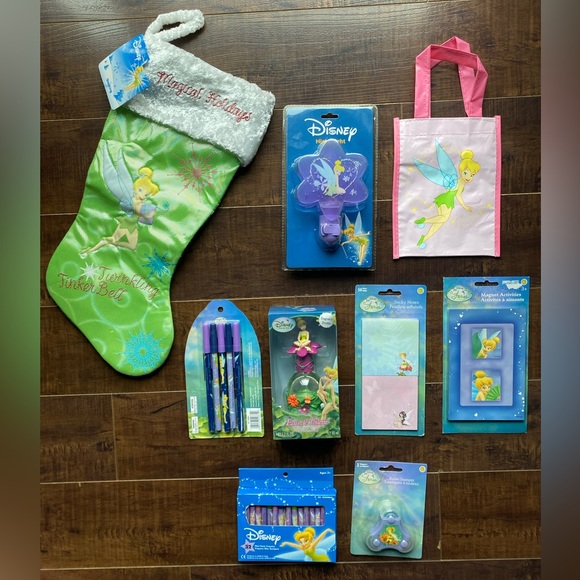 Disney Tinkerbell New In Package Items! - Picture 1 of 10